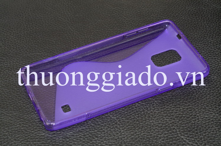 Ốp lưng silicon Samsung Galaxy Note 4-N910 ( Hiệu S-Line ) Soft Protective Case