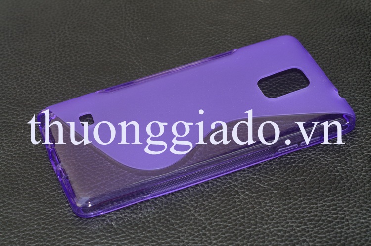 Ốp lưng silicon Samsung Galaxy Note 4-N910 ( Hiệu S-Line ) Soft Protective Case