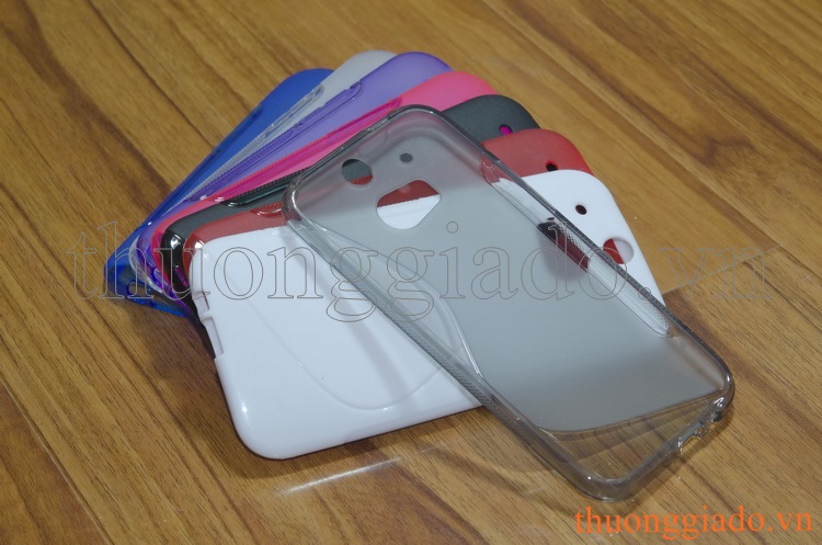 Ốp lưng silicone S Line cho HTC One (M8) Soft Protective Case