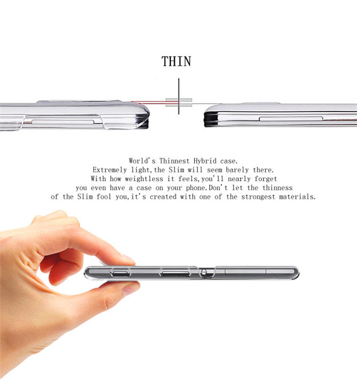 Ốp lưng Sony Xperia C4 nhựa cứng trong suốt hiệu iMak