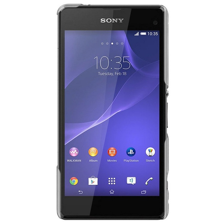 Ốp lưng Sony Z3 mini/Z3 Compact nhựa cứng trong suốt hiệu iMak