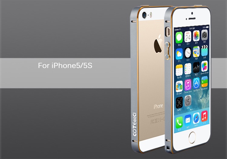 Ốp vành viền Bumper iPhone 5S/ iPhone 5/ iPhone 5 hiệu COTeetCi ( New Guardian Series )