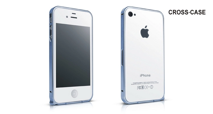 iPhone 5/ iPhone 5s/ iPhone SE hiệu Cross-Case 0.7mm metal bumper