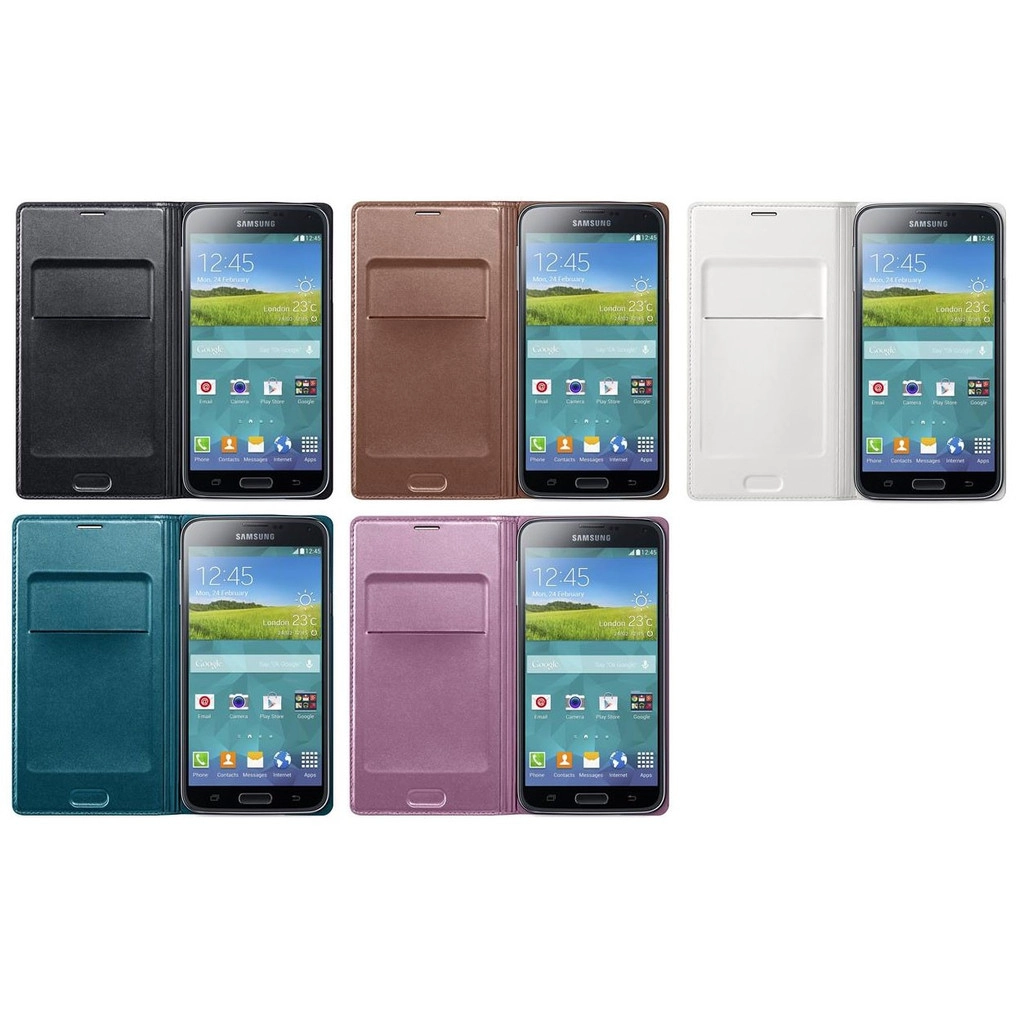 Samsung Galaxy S5/ SM-G900 Wallet Flip Cover Chính Hãng Samsung Galaxy S5/ SM-G900 Wallet Flip Cover Chính Hãng