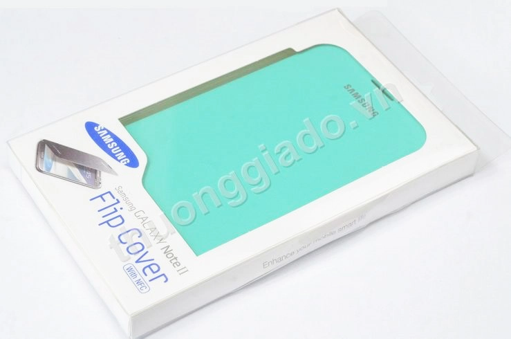 Samsung Galaxy Note II, Note 2, N7100 Flip Cover( Hàng chính hãng, màu mới)Genuine Flip Cover