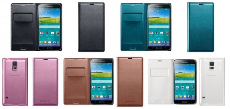 Samsung Galaxy S5/ SM-G900 Wallet Flip Cover Chính Hãng