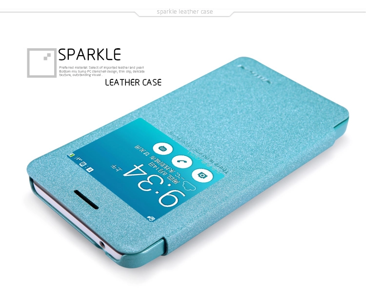 Bao Da Asus Zenfone 4 - A450/Zenfone 4 màn hình 4.5"(Hiệu NillKin, Sparkle Leather Case)