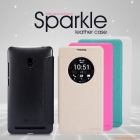 Bao Da Asus Zenfone 6_A600 có cửa sổ view ( NILLKIN NEW LEATHER CASE- Sparkle Leather Case )