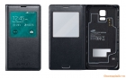 GENUINE SAMSUNG GALAXY S5/ SM-G900 S-VIEW FLIP CASE WIRELESS CHARGING COVER - BLACK