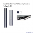 Mảnh nhựa che đậy khe cắm thẻ nhớ+Sim Card+Cổng Micro usb Sony Xperia Z2/L50/ D6503