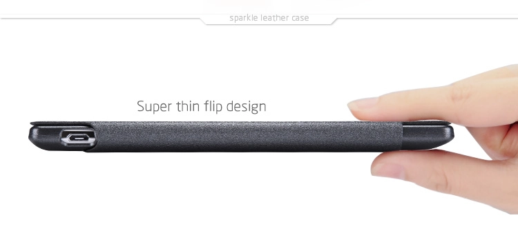 Bao Da Sony Xperia C3 / S55T ( Hiệu NillKin, NEW LEATHER CASE- Sparkle Leather Case )