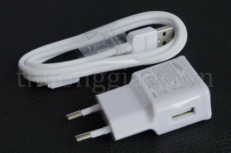 Củ sạc(5.3V-2A)+ cáp sạc usb Samsung Galaxy Note 3/ N900,Galaxy S5 G900,Chính Hãng Samsung