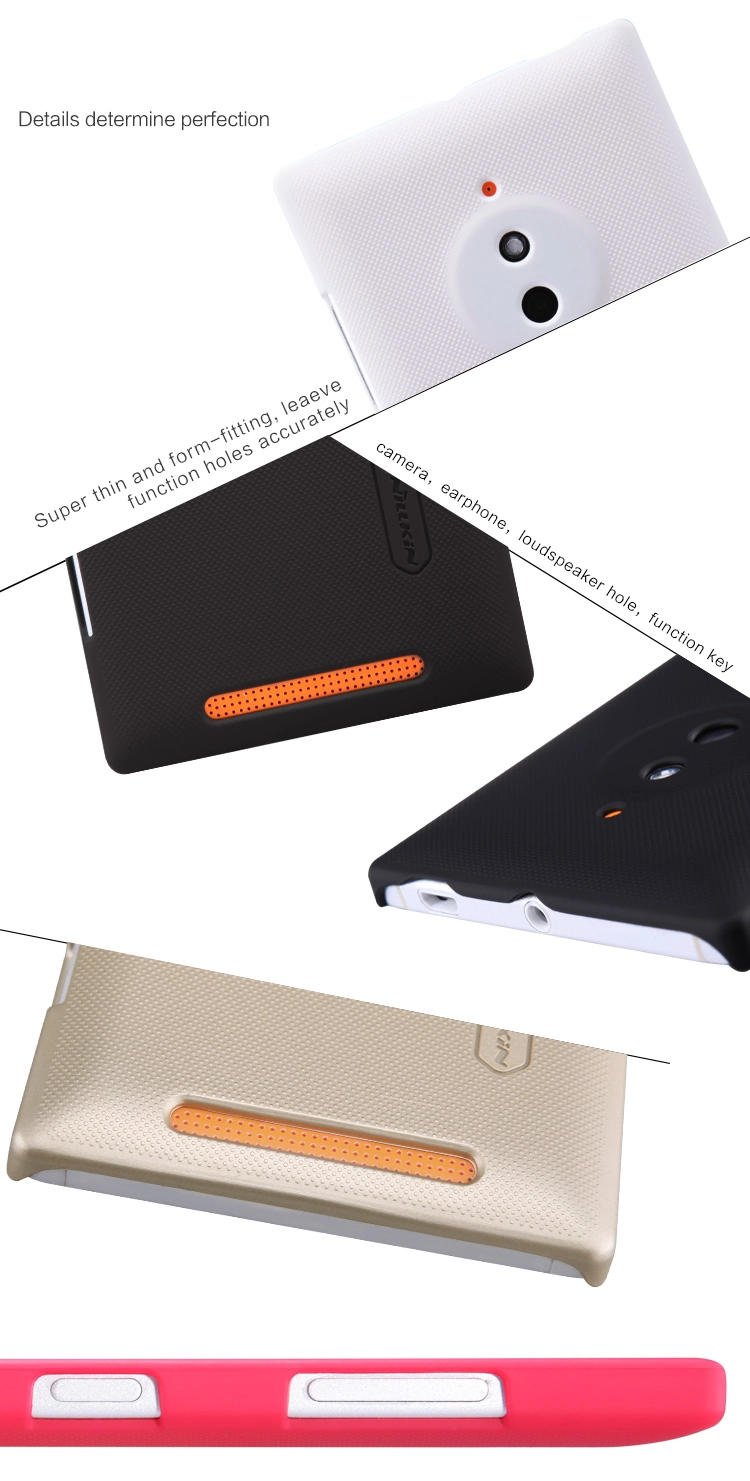 Ốp lưng sần NillKin cho Nokia Lumia 830 Super Frosted Shield