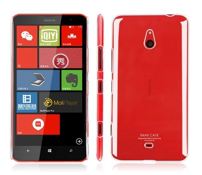 Ốp lưng trong suốt Imak Nokia Lumia 1320 Transparent Crystal Clear Hard Cover Case Shell