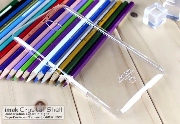 Ốp lưng trong suốt Imak Nokia Lumia 1320 Transparent Crystal Clear Hard Cover Case Shell