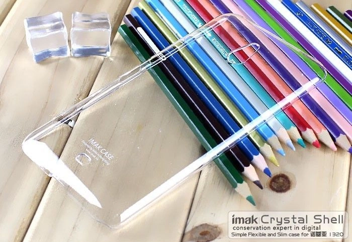 Ốp lưng trong suốt Imak Nokia Lumia 1320 Transparent Crystal Clear Hard Cover Case Shell