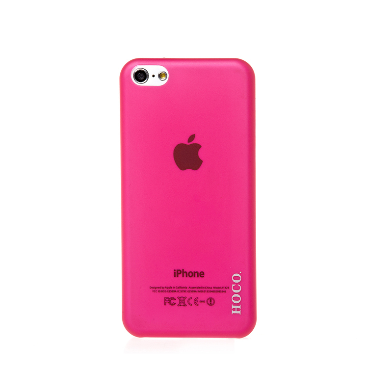 Vỏ ốp lưng iPhone  5C siêu mỏng hiệu HOCO Ultra Thin 0.5mm Hard Back Case