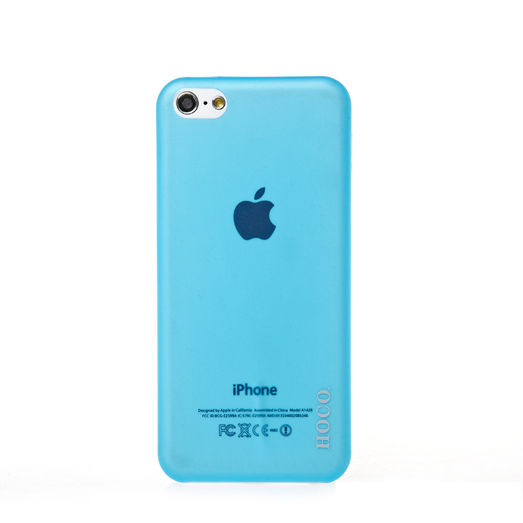 Vỏ ốp lưng iPhone  5C siêu mỏng hiệu HOCO Ultra Thin 0.5mm Hard Back Case