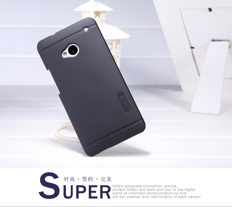 Vỏ ốp lưng sần NillKin HTC One (802t) 2 sim Super Frosted Shield