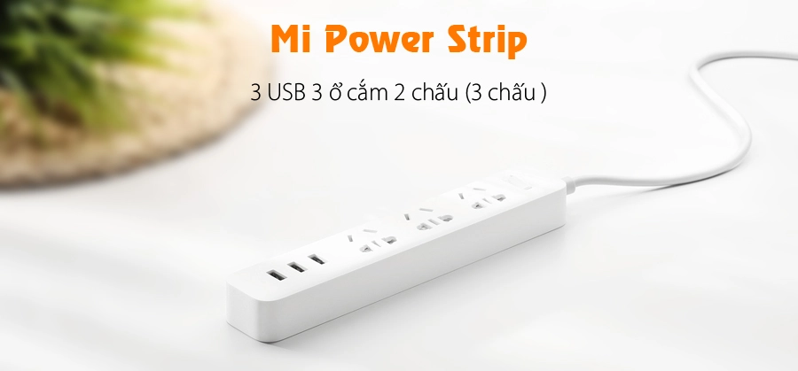 Ổ cắm điện Xiaomi Mi Power Strip (màu trắng)