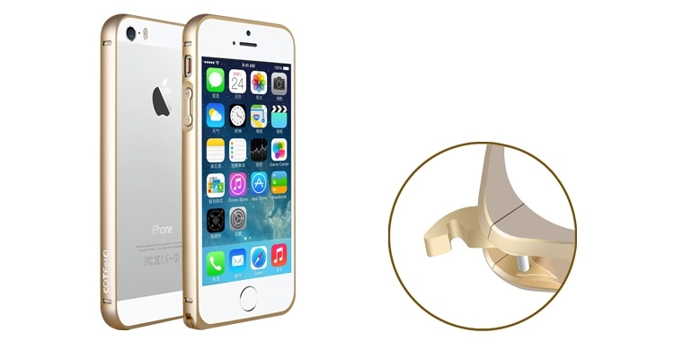 Ốp vành viền Bumper iPhone 5S/ iPhone 5/ iPhone SE hiệu COTeetCi (Guardian Series)