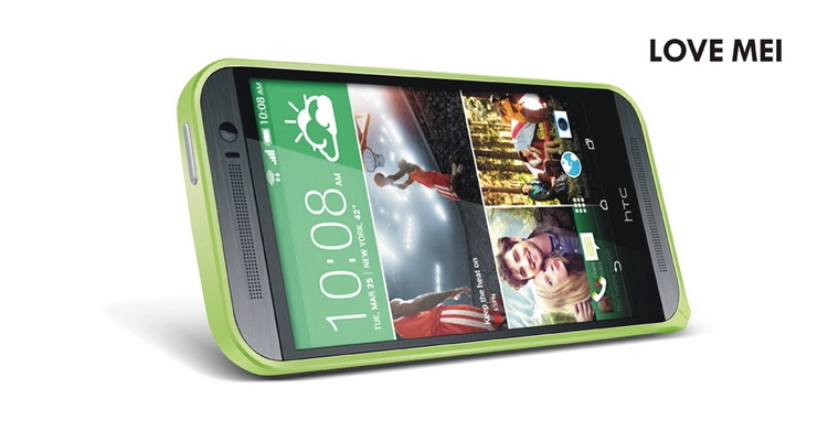 Ốp vành viền HTC One (M8) LoveMei Bumper, hợp kim, siêu mỏng