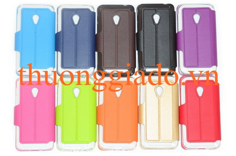 Bao Da Asus Zenfone  4.5- Asus A450 ( Hiệu ONJESS, 2 cửa sổ ) Smart Case Bao Da Asus Zenfone  4.5- Asus A450 ( Hiệu ONJESS, 2 cửa sổ ) Smart Case