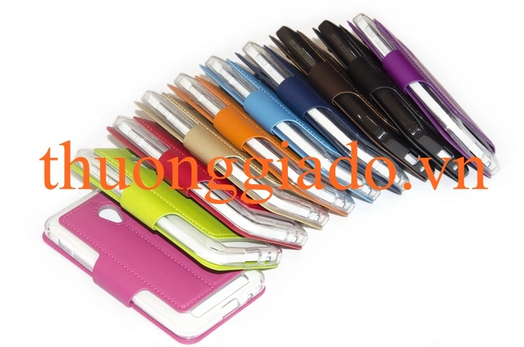 Bao Da Asus Zenfone  4.5- Asus A450 ( Hiệu ONJESS, 2 cửa sổ ) Smart Case Bao Da Asus Zenfone  4.5- Asus A450 ( Hiệu ONJESS, 2 cửa sổ ) Smart Case
