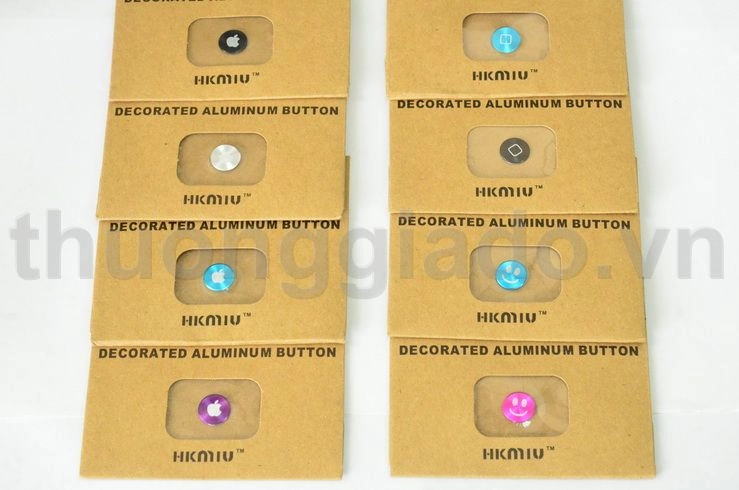 Nút nhôm trang trí phím Home iPhone 5, iPhone 4s, iPhone 3Gs, iPad 4, iPad 3, iPad 2, iPad