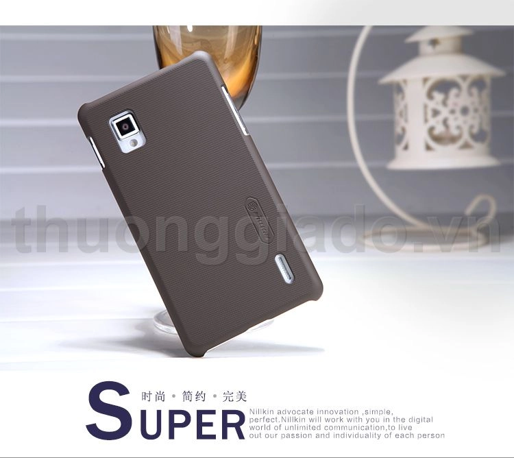 Vỏ ốp lưng sần NillKin Cho LG Optimus G , E975, E973 (Super Frosted Shield)