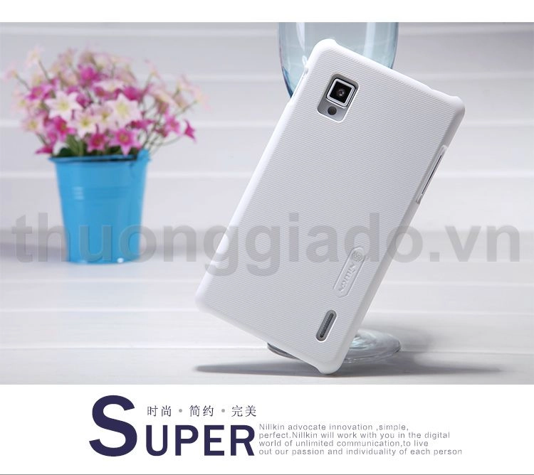 Vỏ ốp lưng sần NillKin Cho LG Optimus G , E975, E973 (Super Frosted Shield)
