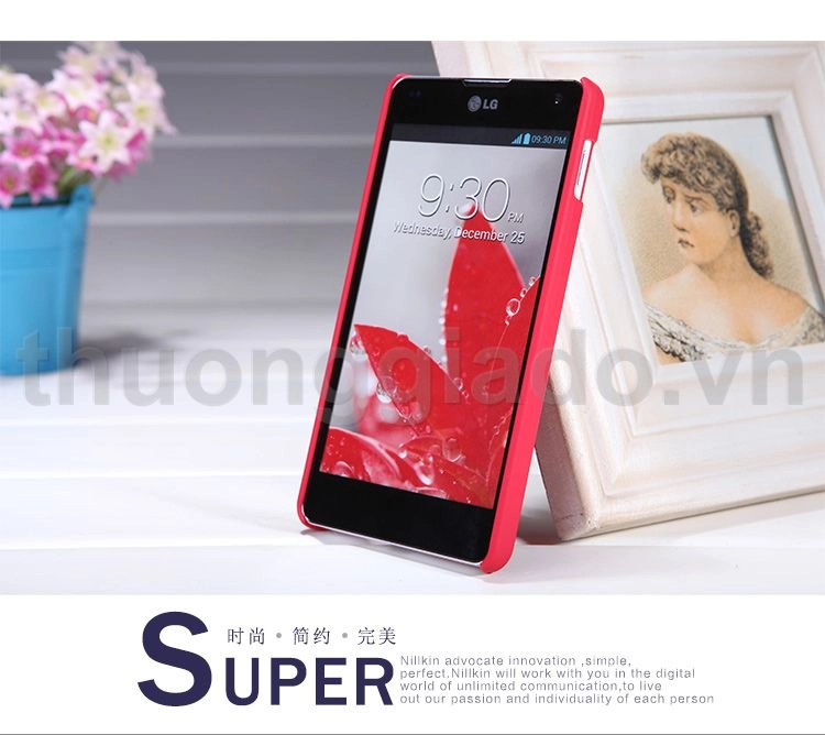 Vỏ ốp lưng sần NillKin Cho LG Optimus G , E975, E973 (Super Frosted Shield)
