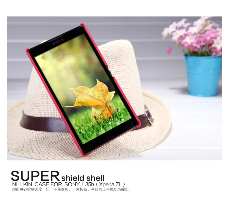 Vỏ ốp lưng sần NillKin cho Sony Xperia ZL, L35h  Super Frosted Shield