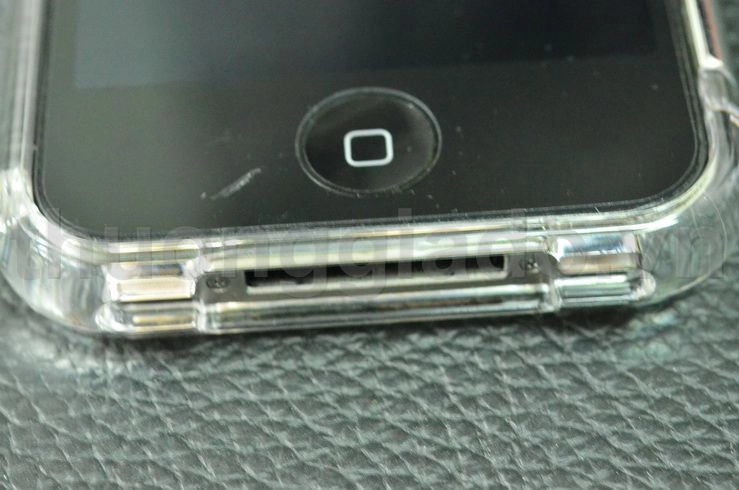 More Bumper Case For iPhone 4, iPhone 4S (Polycarbonate Plastic Jelly Ring) Color Gem Lucent