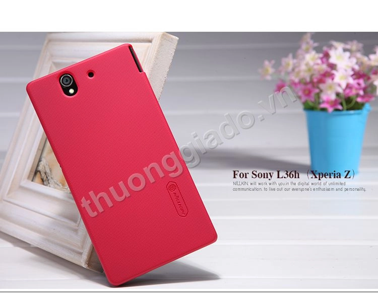 Vỏ ốp lưng sần NillKin cho Sony Xperia Z, L36i, L36H