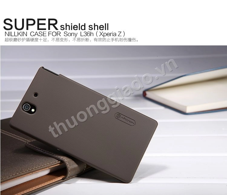 Vỏ ốp lưng sần NillKin cho Sony Xperia Z, L36i, L36H