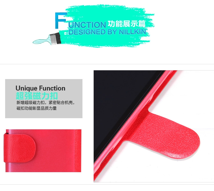 Bao Da NillKin Cho Nokia Lumia 520, lumia 525 Fresh Series Leather Case