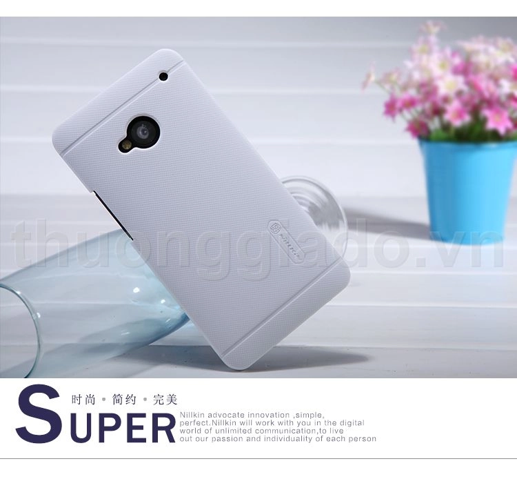 Vỏ ốp lưng sần NillKin cho HTC One (M7) Super Frosted Shield Vỏ ốp lưng sần NillKin cho HTC One (M7) Super Frosted Shield
