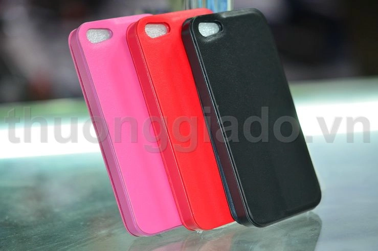 Bao Da iPhone 5 nắp gập mở ngang ( Nhiều màu sắc và có thể định vị máy)
