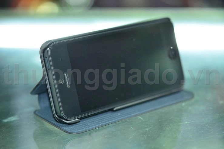 Bao Da iPhone 5 nắp gập mở ngang ( Nhiều màu sắc và có thể định vị máy)