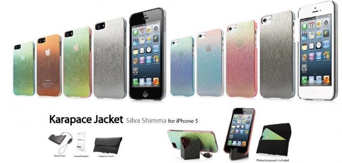 Vỏ ốp lưng Silva Shimma Karapace Jacket Capdase cho iPhone 5