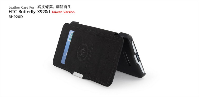 Bao Da iCarer cho HTC Droid DNA X920e, cầm tay nắp gập mở ngang kiểu flip