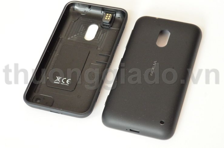 Nắp lưng, nắp đậy pin cho Nokia Lumia 620 Màu Đen Back Cover