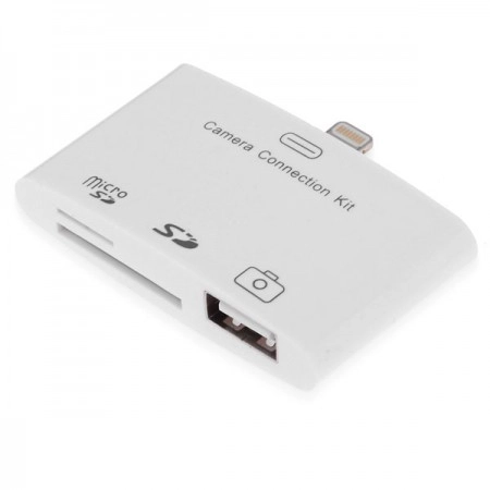 New Lightning Camera Connection Kit for iPad 4, iPad mini