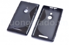 Ốp lưng silicone Nokia Lumia 925 Màu Đen Soft Case