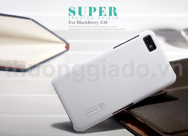 Vỏ ốp lưng sần NillKin cho BlackBerry Z10  (Super Frosted Shield)