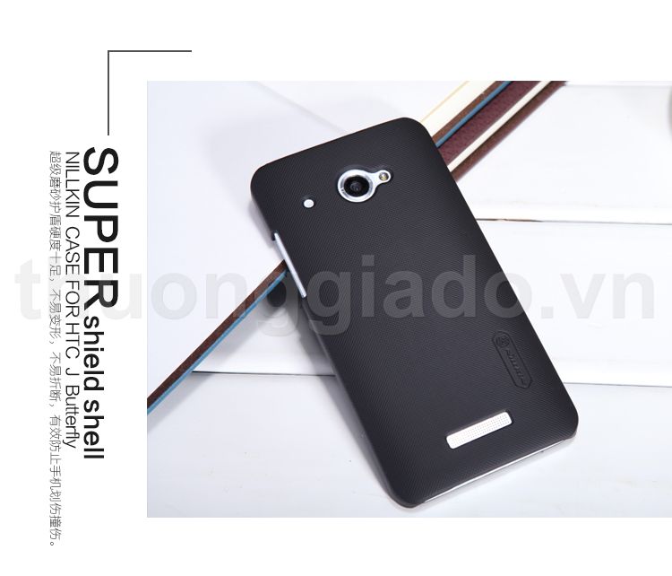 Vỏ ốp lưng sần NillKin cho HTC Butterfly X920d ( J butterfly, Super Frosted Shield )