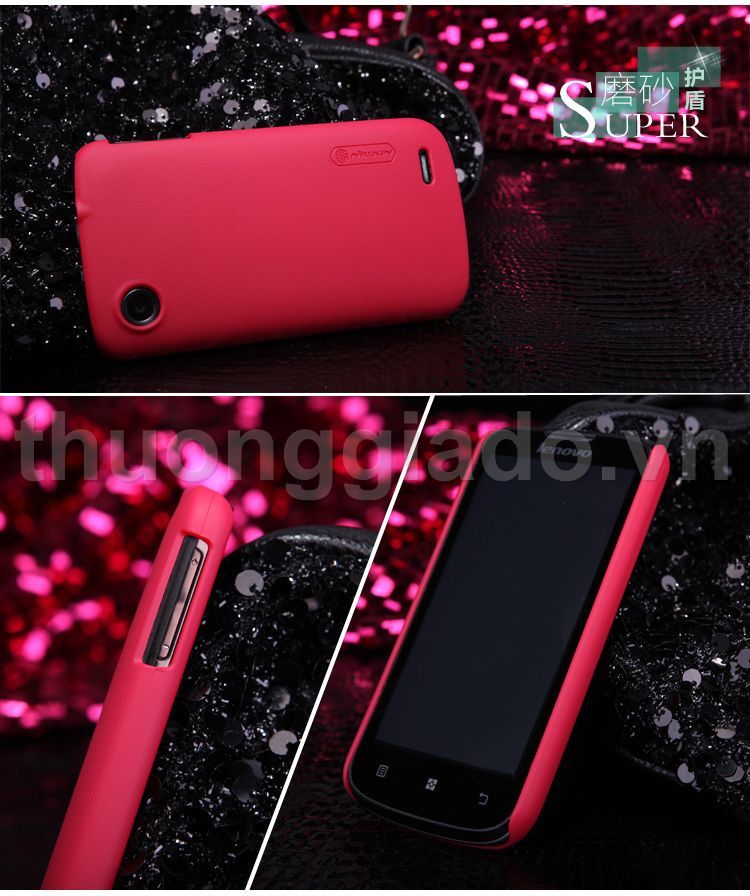 Vỏ ốp lưng sần NillKin cho Lenovo A800 (Super Frosted Shiel)