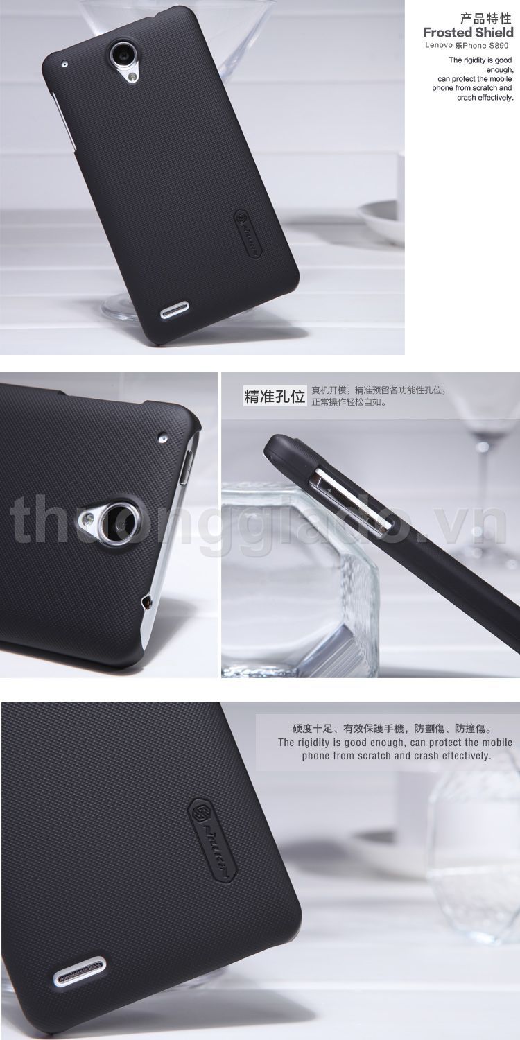 Vỏ ốp lưng sần NillKIn cho Lenovo S890 (Super Frosted Shiel)