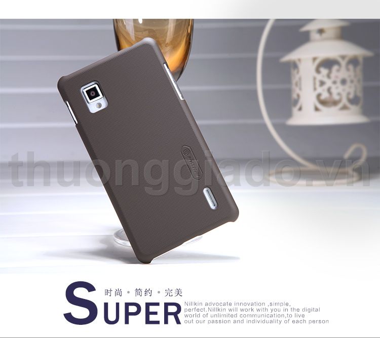 Vỏ ốp lưng sần NillKin Cho LG Optimus G , E975, E973 (Super Frosted Shield)